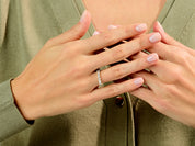 Vertical Baguette Wedding Band