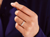 Vintage Cluster Wedding Band