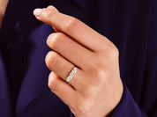 Vintage Cluster Wedding Band