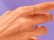 Milgrain Trio Ring