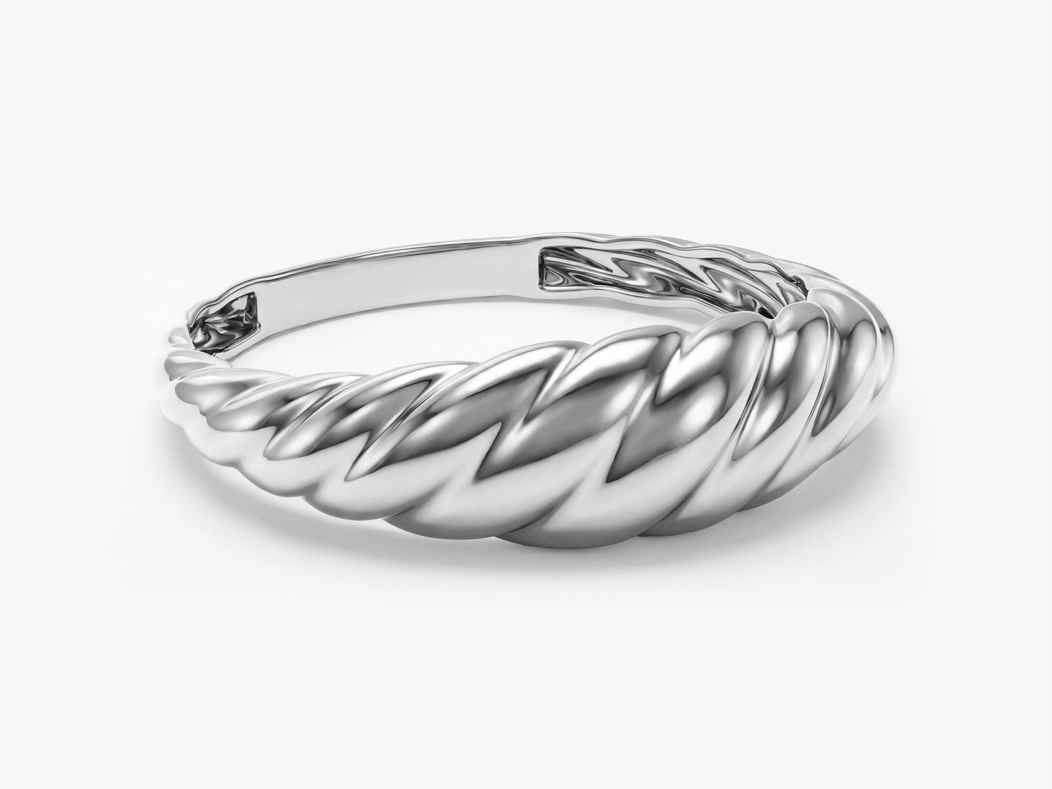 Golden Swirl Ring