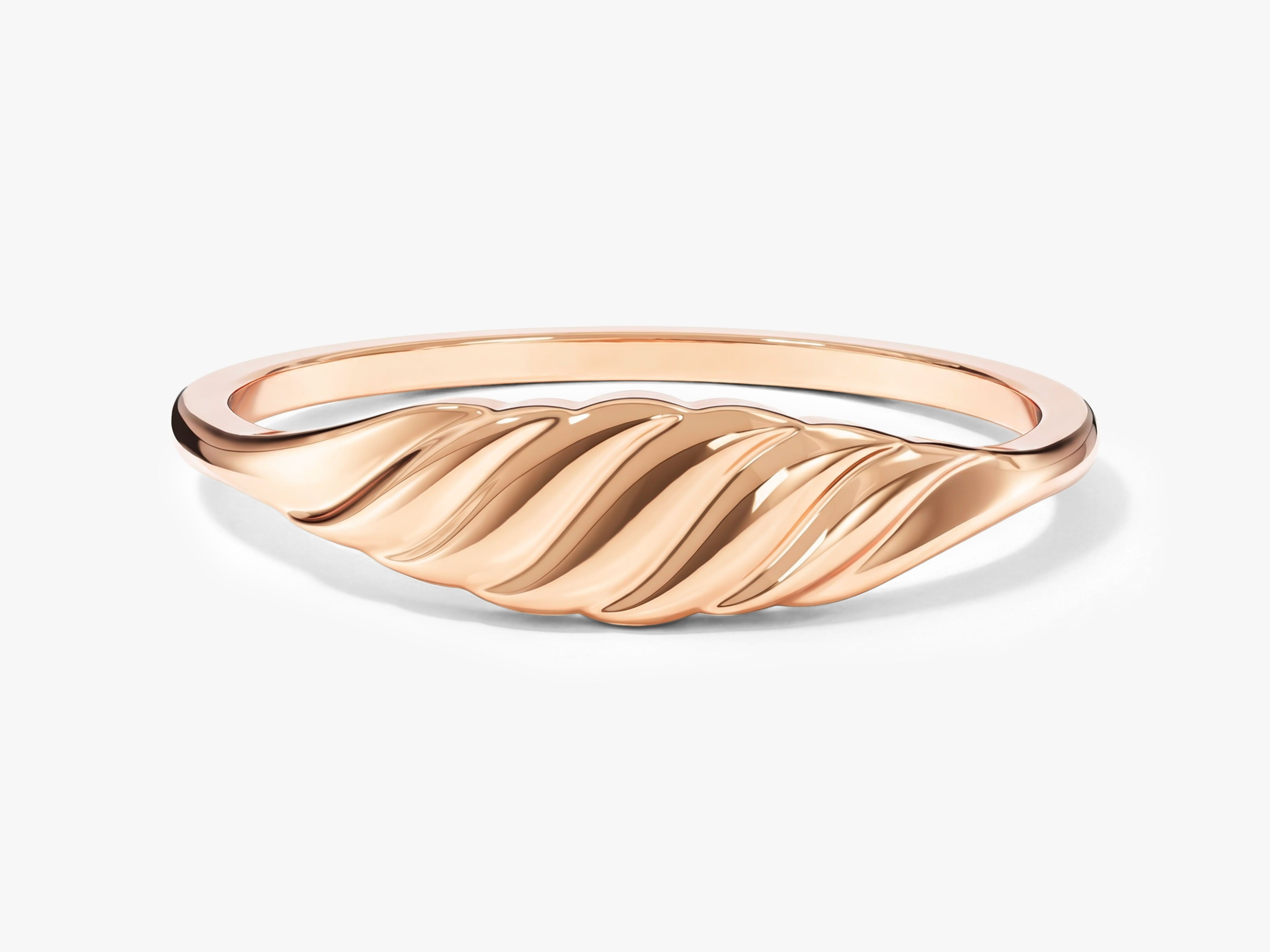 Tidal Wave Signet Ring