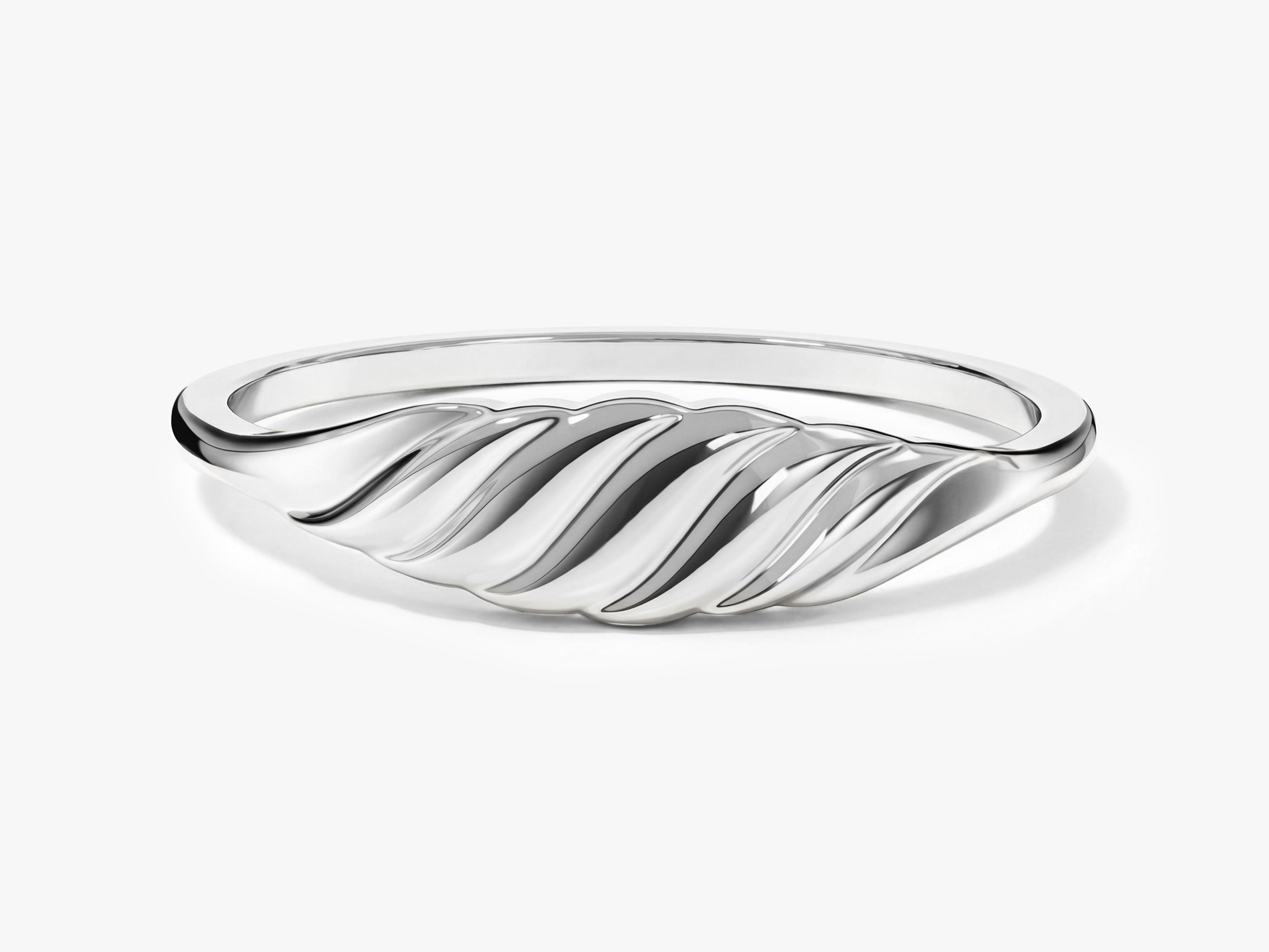 Tidal Wave Signet Ring