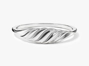 Tidal Wave Signet Ring