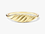 Tidal Wave Signet Ring