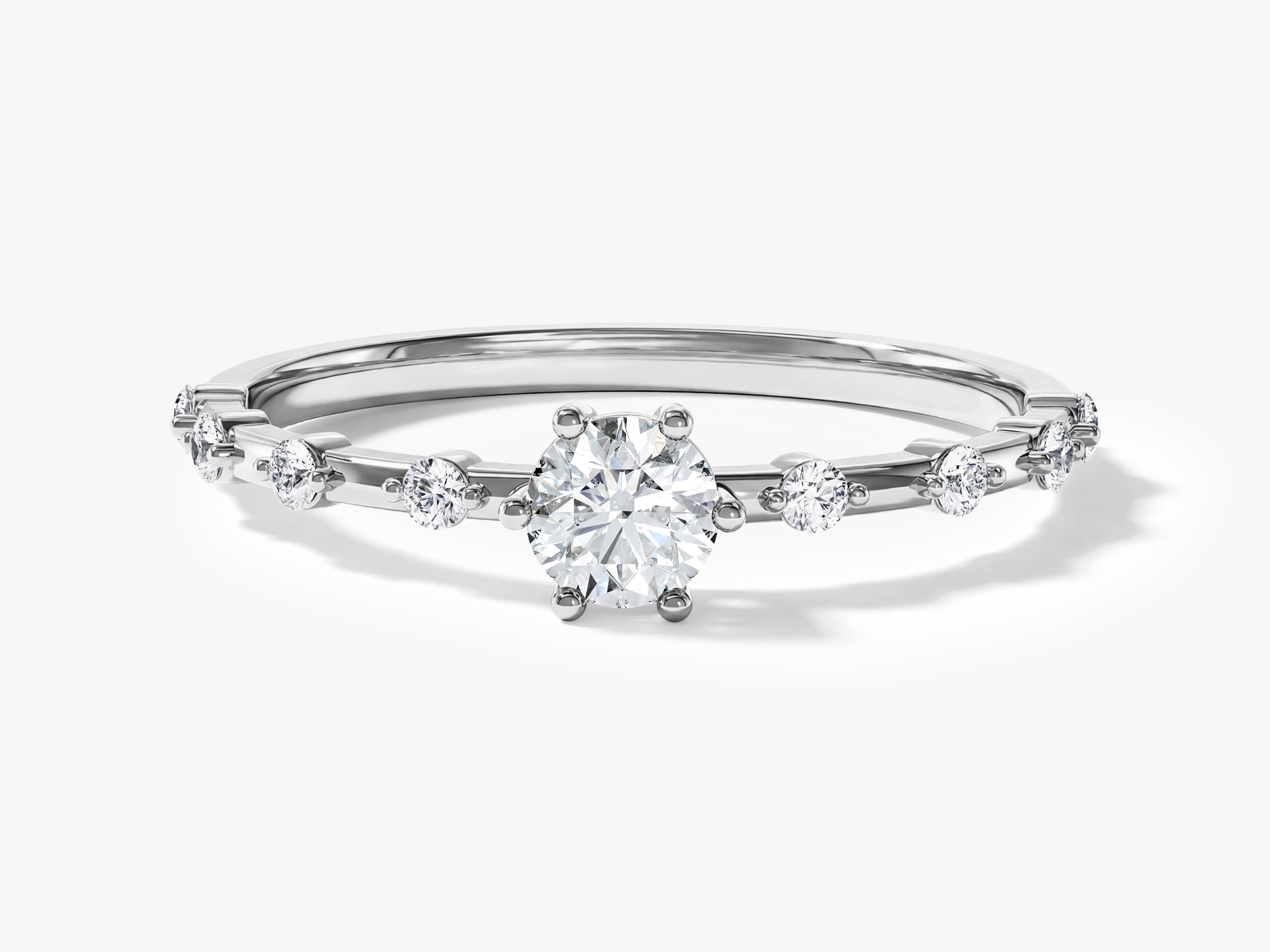 Solitaire Drift Ring