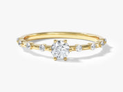 Solitaire Drift Ring