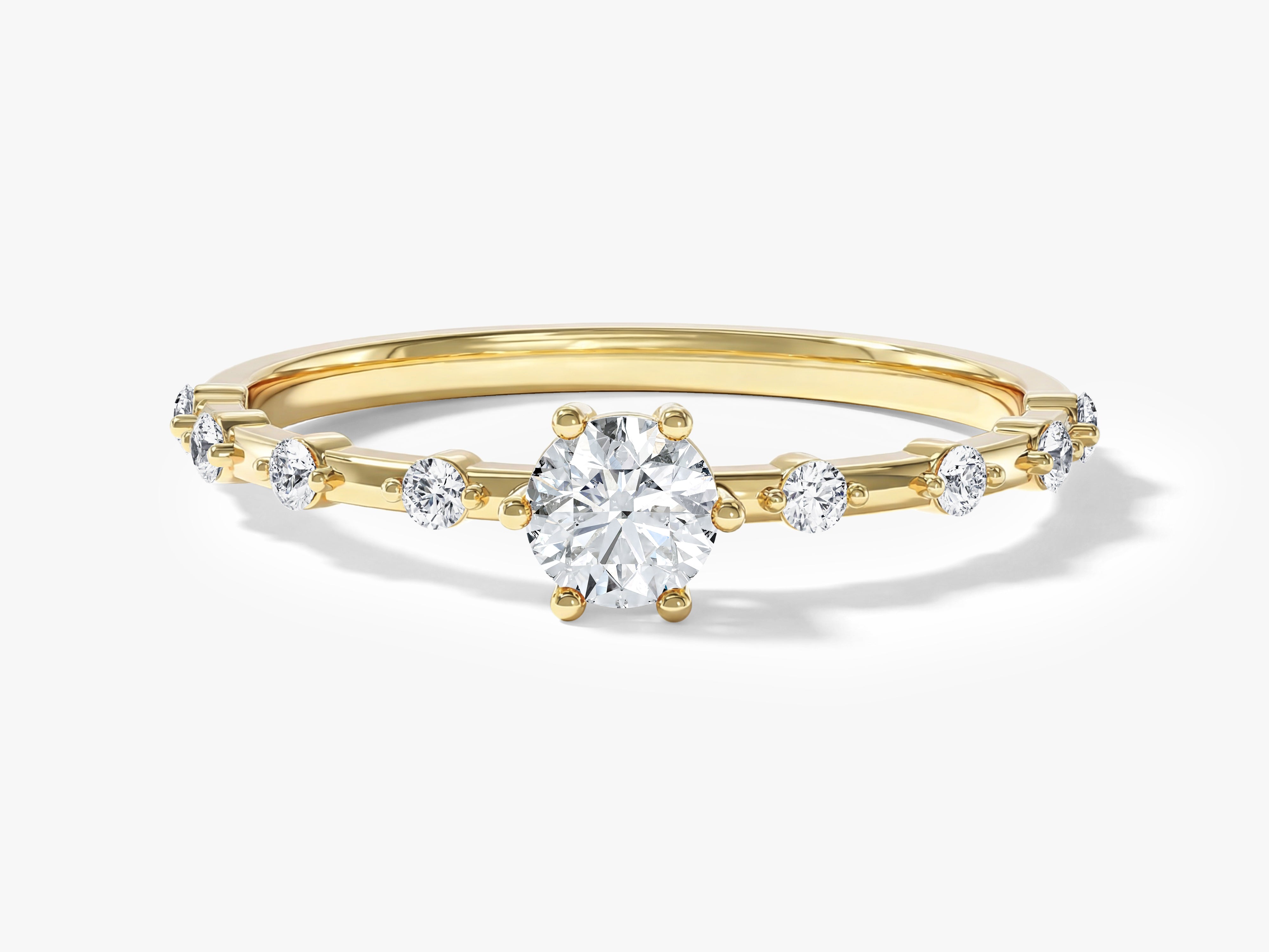 Solitaire Drift Ring