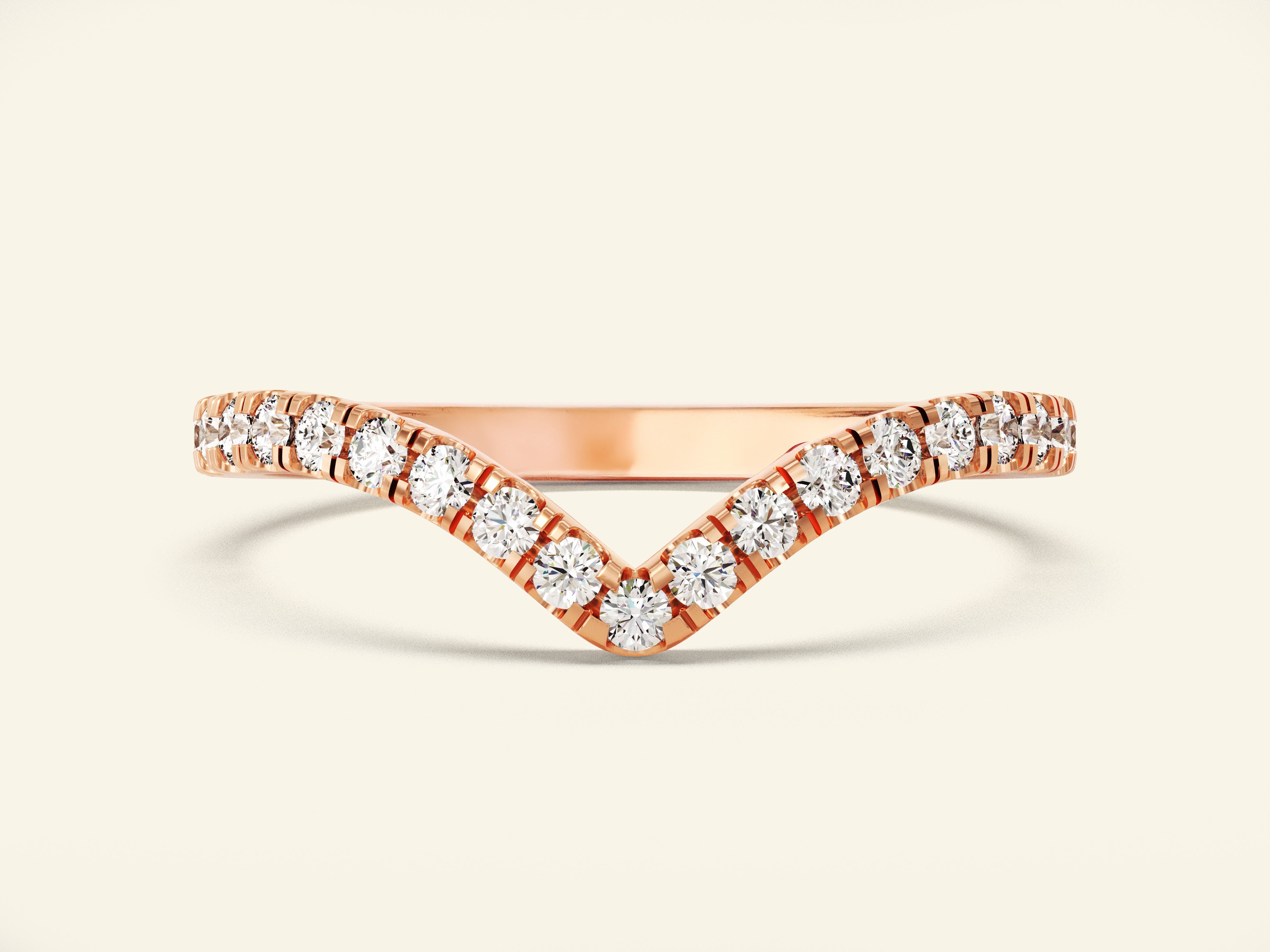 Graceful Curve Wedding Band