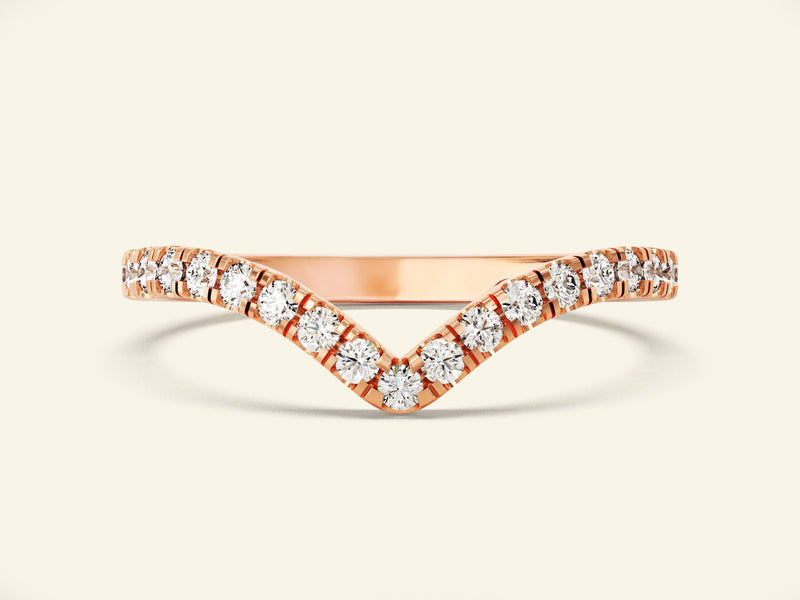 Graceful Curve Wedding Band