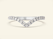 Graceful Curve Wedding Band