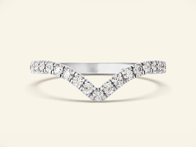 Graceful Curve Wedding Band