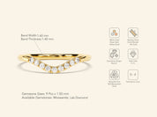 U-Curve Wedding Band