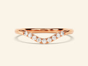 U-Curve Wedding Band