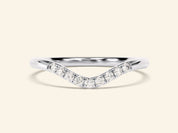 U-Curve Wedding Band