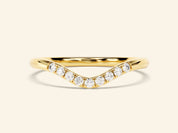 U-Curve Wedding Band