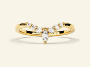 Vintage Marquise Wedding Band