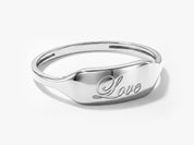 Love Note Signet Ring
