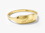 Love Note Signet Ring