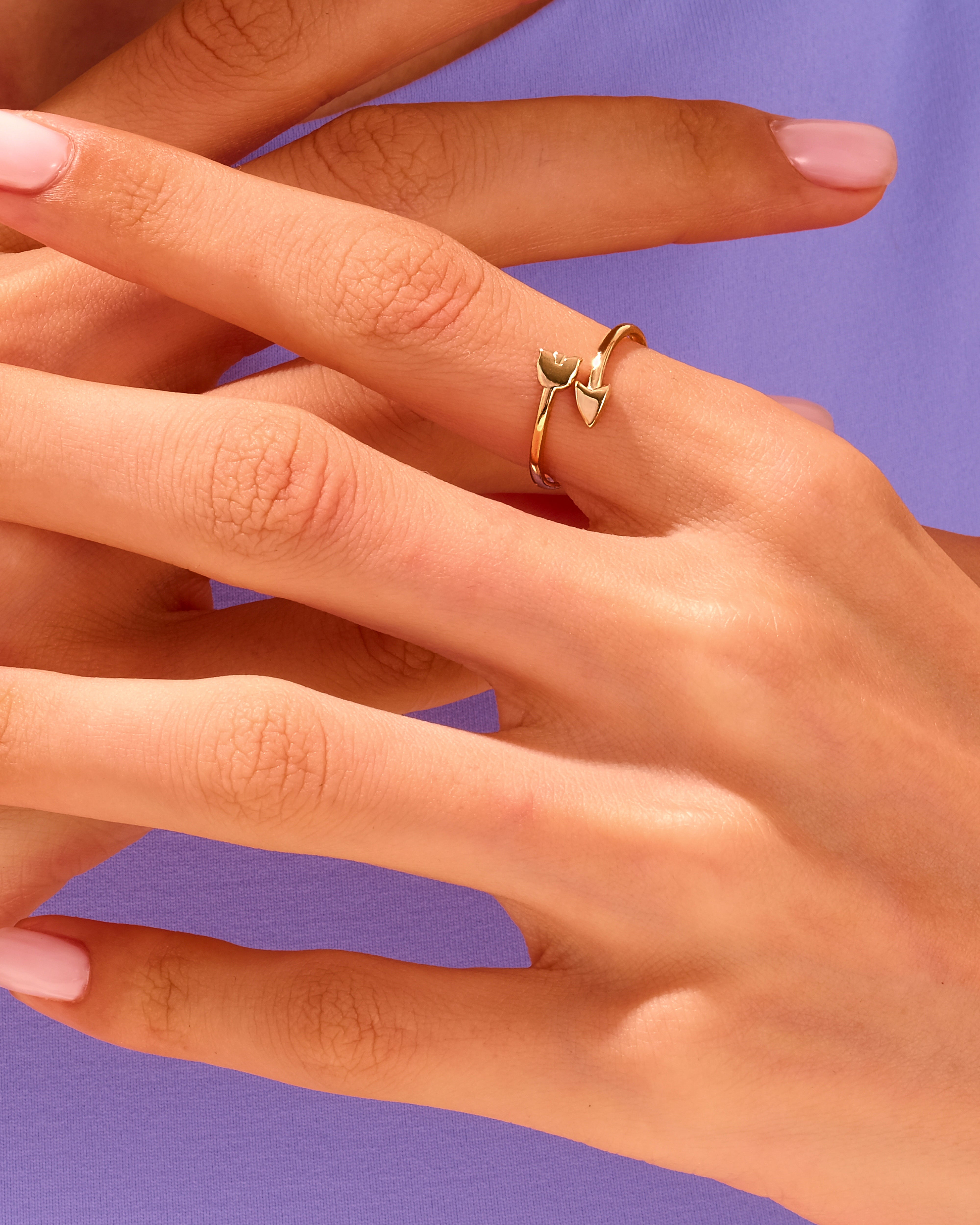 Straight Shot Arrow Ring