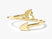 Straight Shot Arrow Ring