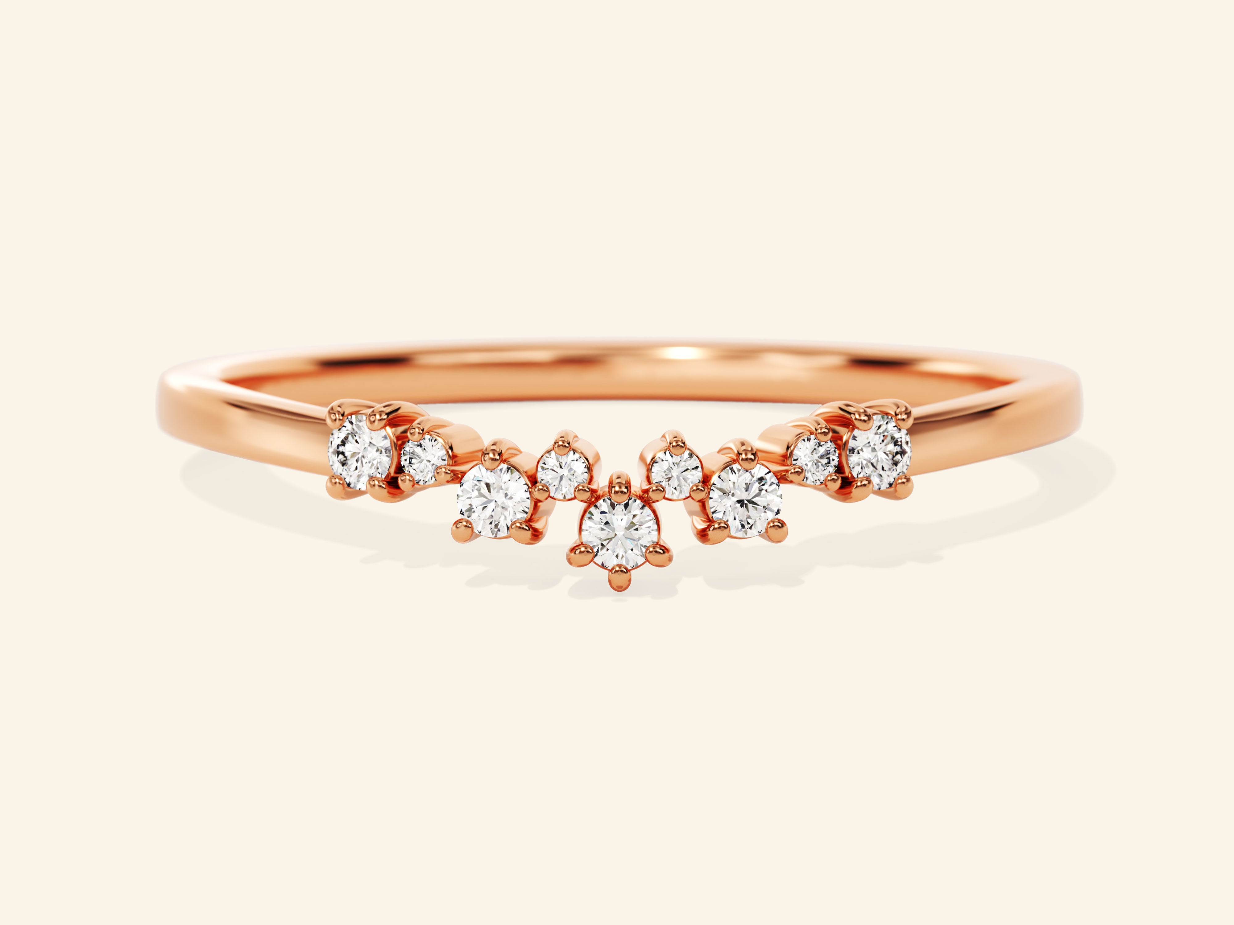 Chevron Wedding Band