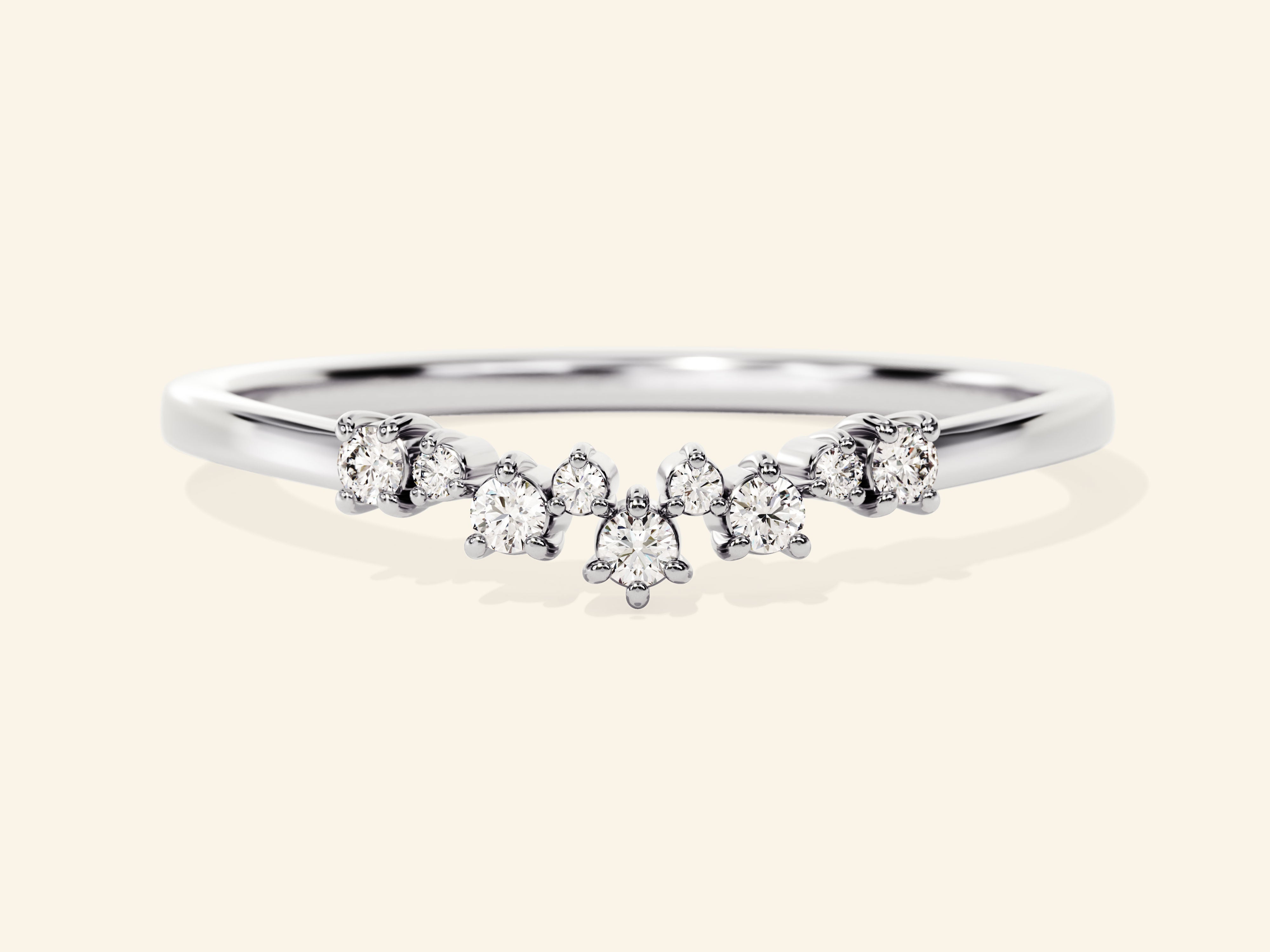 Chevron Wedding Band