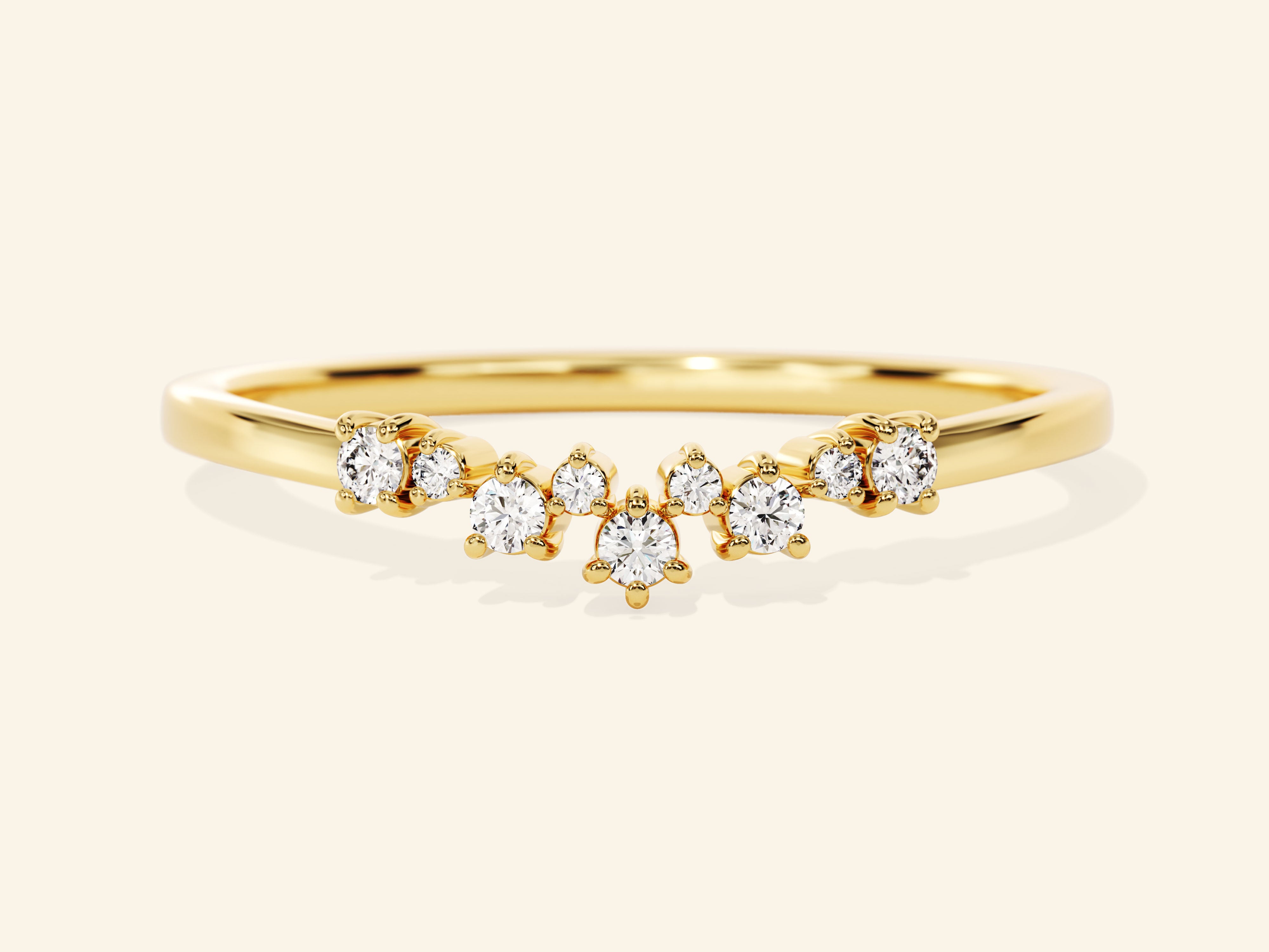 Chevron Wedding Band