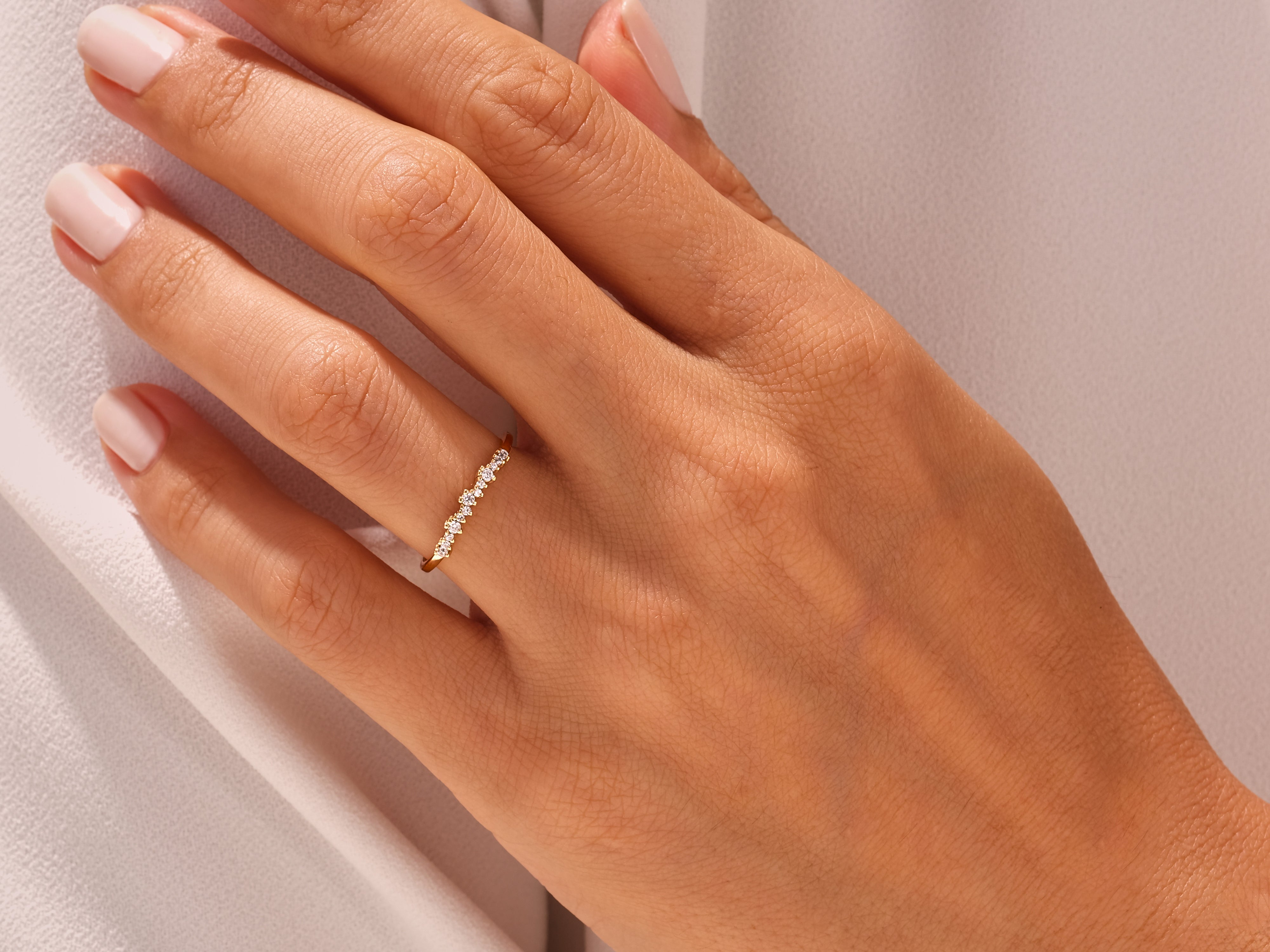Petite Curve Wedding Band