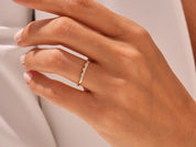 Petite Curve Wedding Band