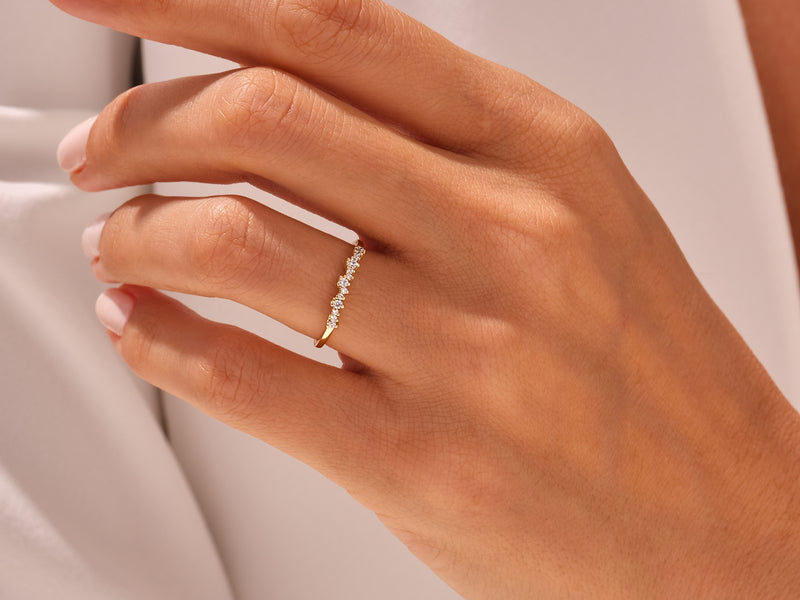 Petite Curve Wedding Band