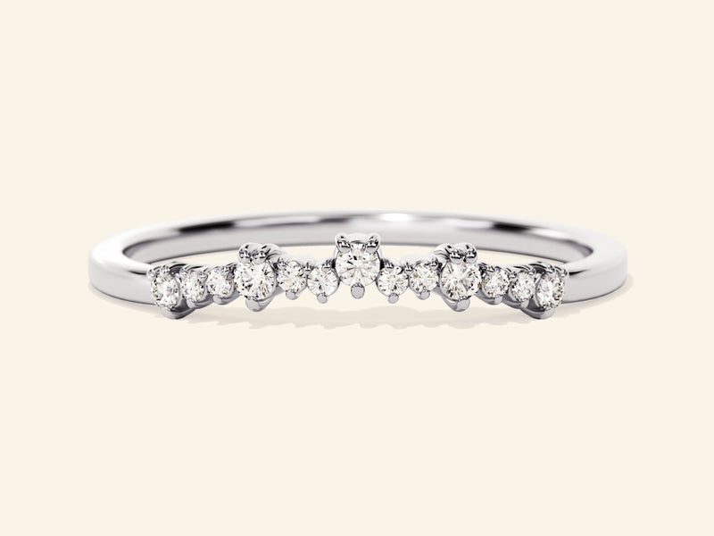 Petite Curve Wedding Band