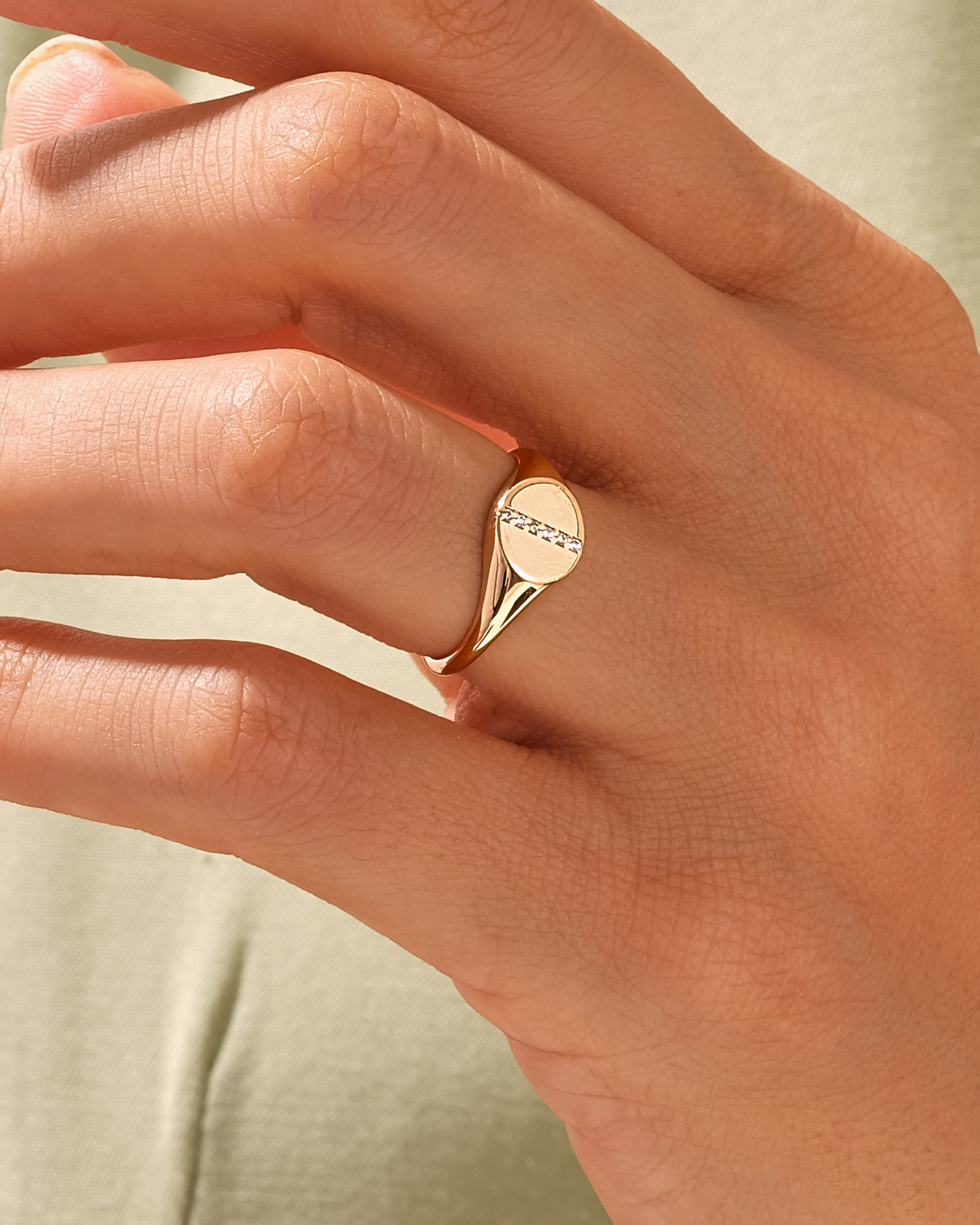 Six Star Signet Ring