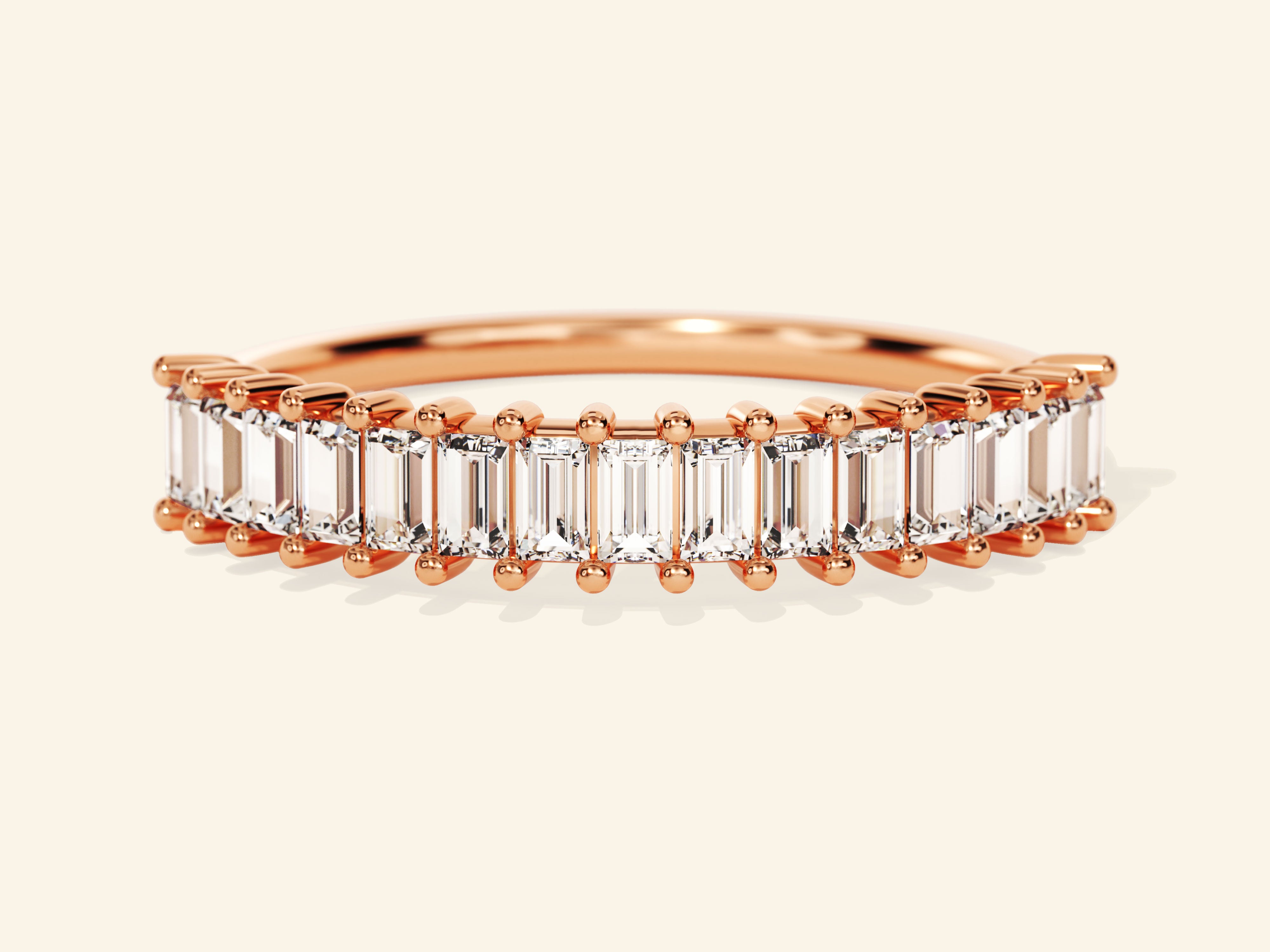 Baguette Wedding Band