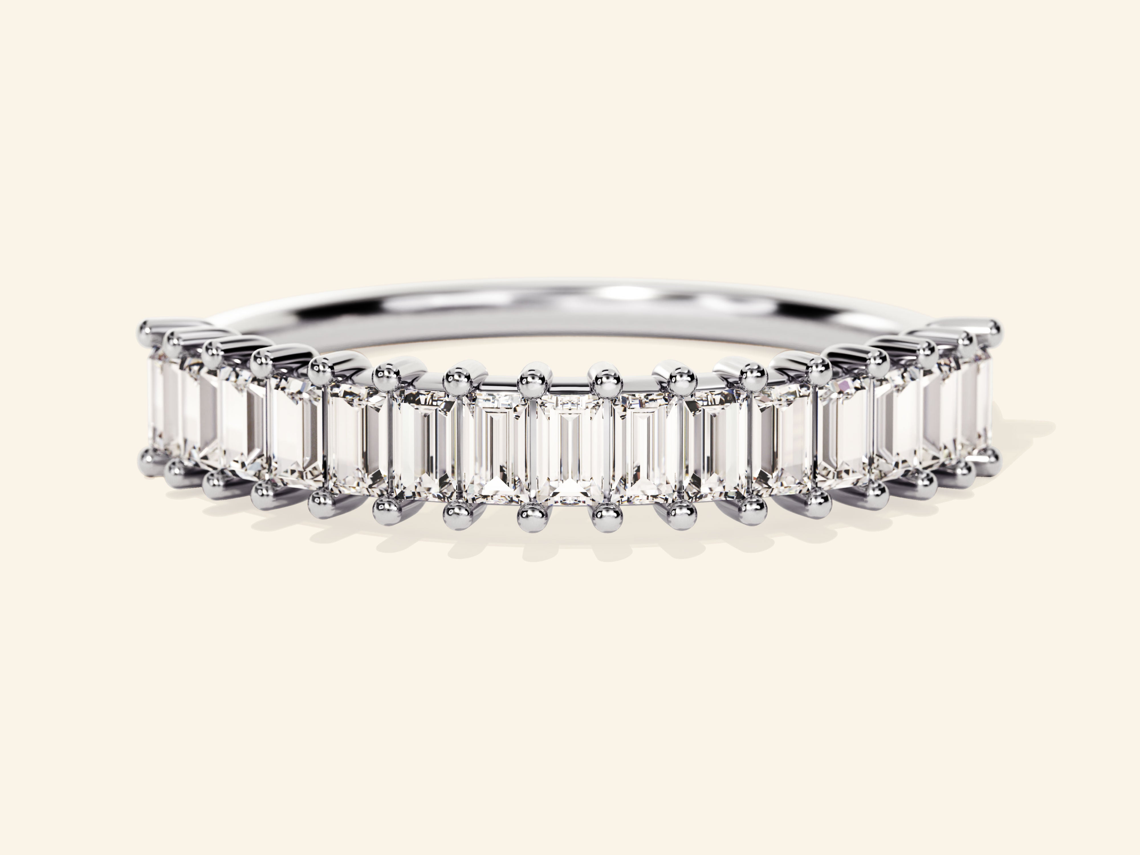 Baguette Wedding Band