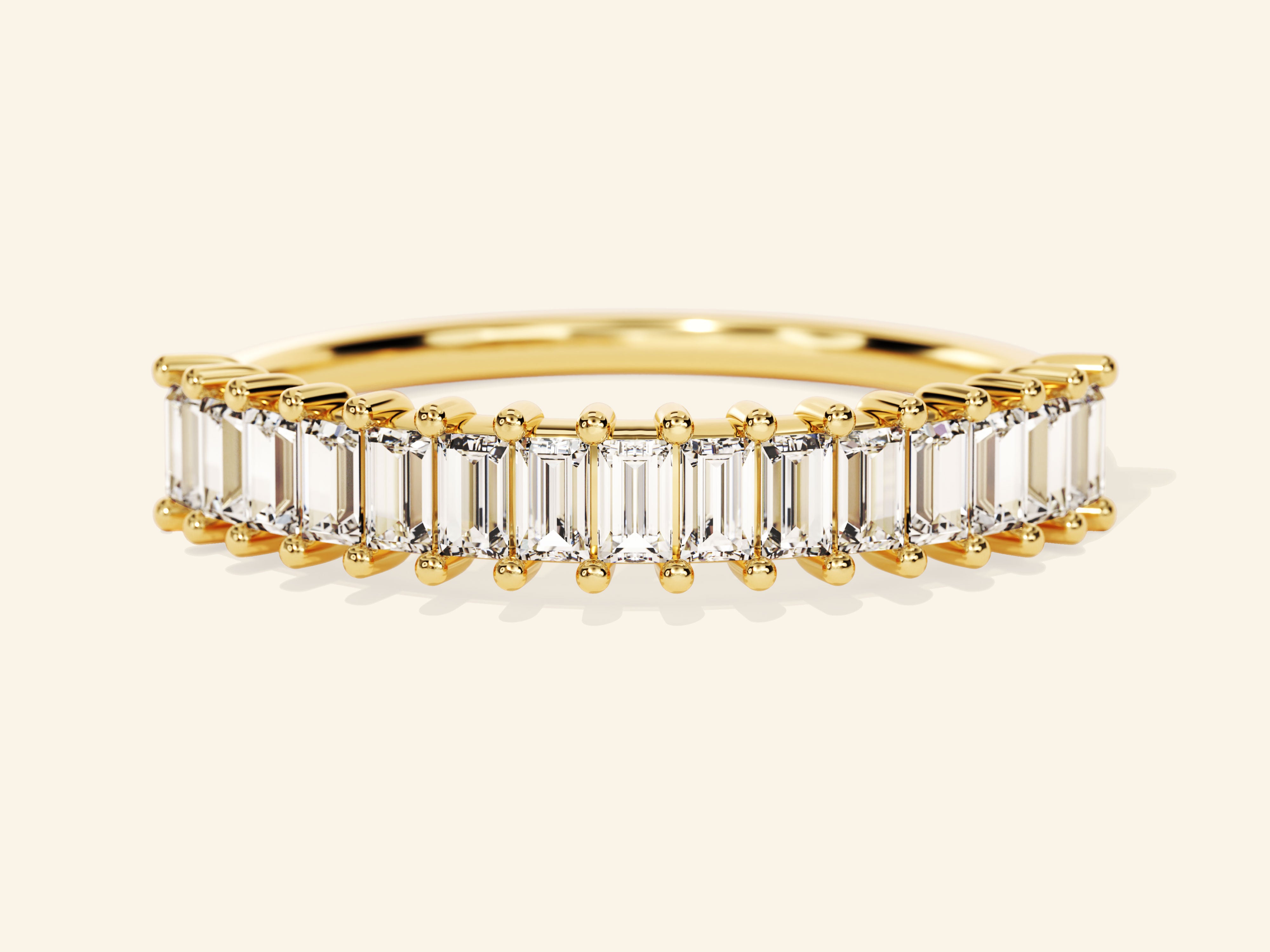 Baguette Wedding Band
