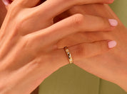 Half Eternity Star Ring