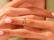 Half Eternity Star Ring