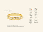 Half Eternity Star Ring