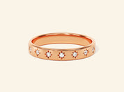 Half Eternity Star Ring
