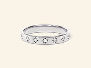 Half Eternity Star Ring