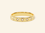 Half Eternity Star Ring