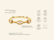 Milgrain Curved Ring
