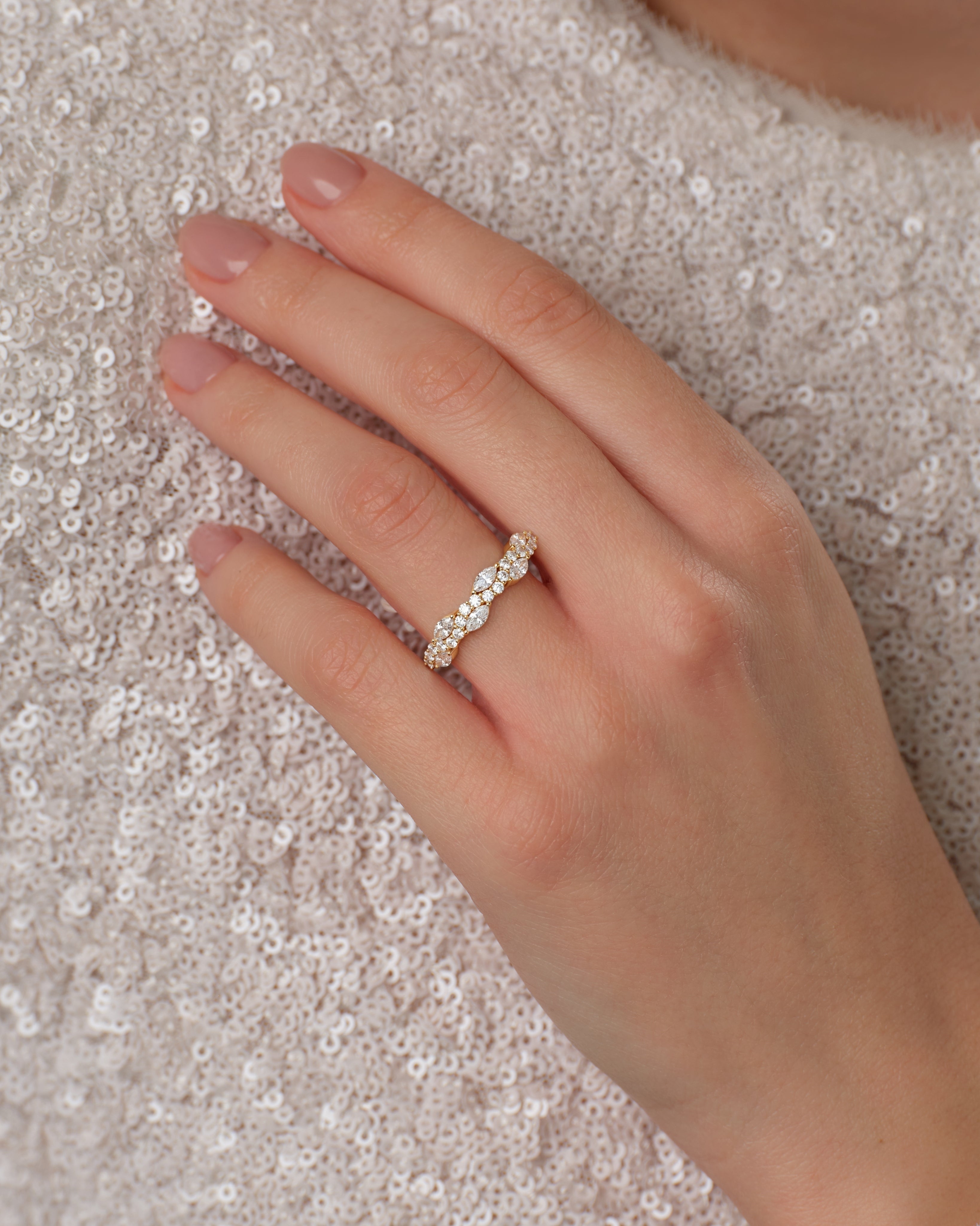 Vine Wedding Band (0.80 CT TW)