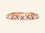 Multi Stone Wedding Band