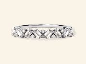 Multi Stone Wedding Band