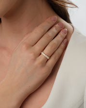 Marquise Bloom Wedding Band (0.90 CT TW)