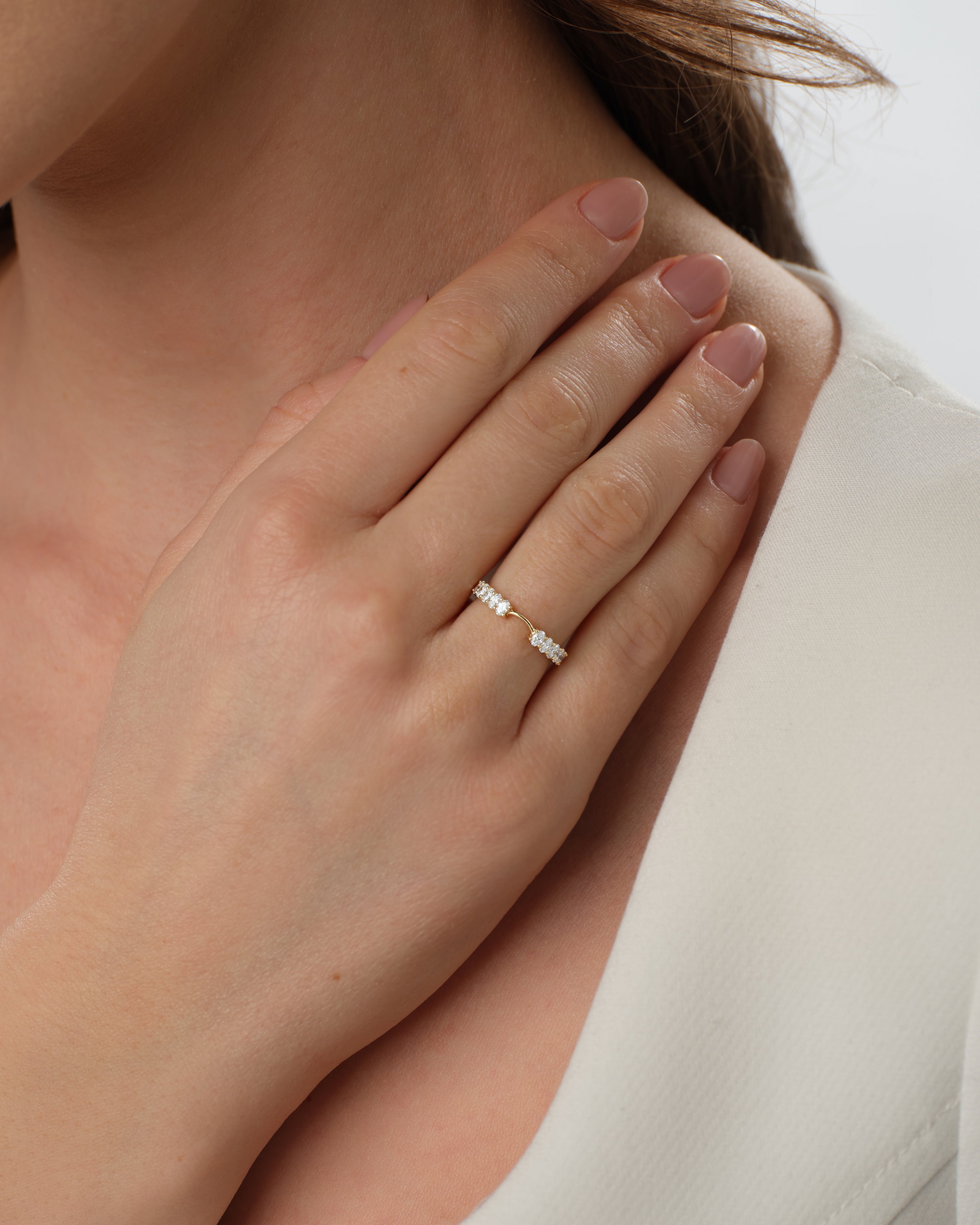 Aura Nesting Wedding Band (0.50 CT TW)