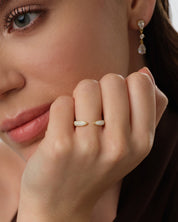 Pave Cuff Wedding Band (0.30 CT TW)