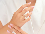 Bold Pink Heart Promise Ring